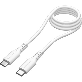 PD240W USB-C to Cシリコンケーブル 1.0m ホワイト 多摩電子