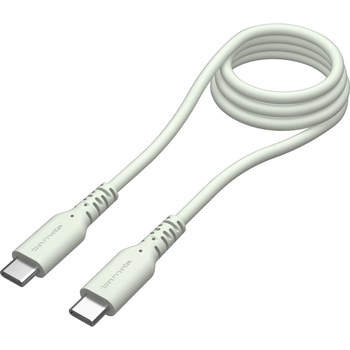 PD240W USB-C to Cシリコンケーブル 1.0m グリーン 多摩電子