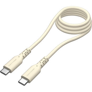 PD240W USB-C to Cシリコンケーブル 1.0m イエロー 多摩電子