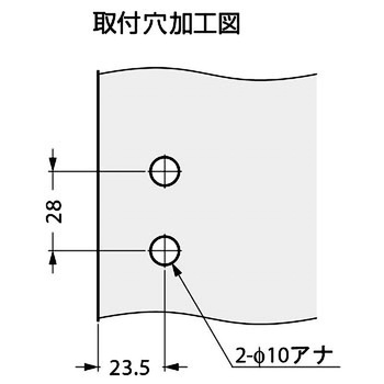 ステンレス鋼製ガラス丁番 LAMP(スガツネ)