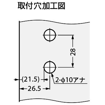 ステンレス鋼製ガラス丁番 LAMP(スガツネ)