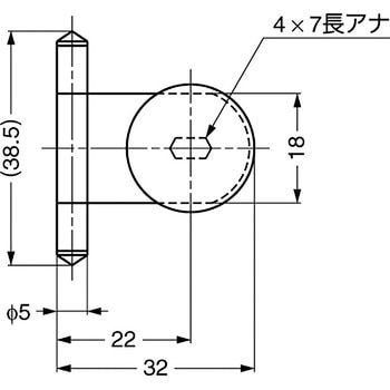 ステンレス鋼製ガラス丁番 LAMP(スガツネ)