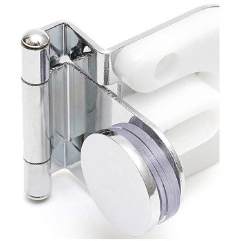 GHC34-8CR-W キャッチ付ガラス丁番 LAMP(スガツネ工業) 09370846