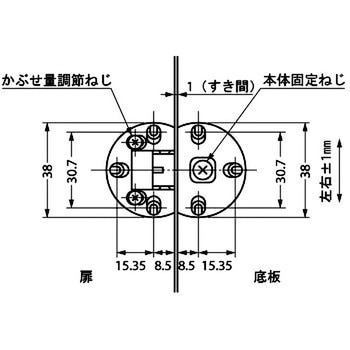 ドロップ丁番 LAMP(スガツネ)