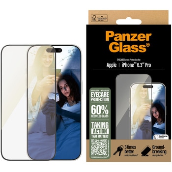 iPhone 16 Pro PanzerGlass EyeCare Screen Protector Ultra-Wide Fit PanzerGlass