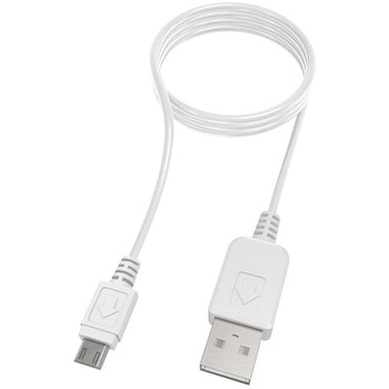 microUSBケーブル充電専用 ホワイト TH19SCW 多摩電子