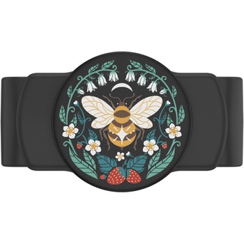 Slide Stretch Boho Bee Black with SQUARE Edges (四角い角) - POPSOCKETS JAPAN