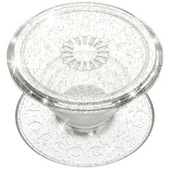 CLEAR GLITTER SILVER POPSOCKETS JAPAN