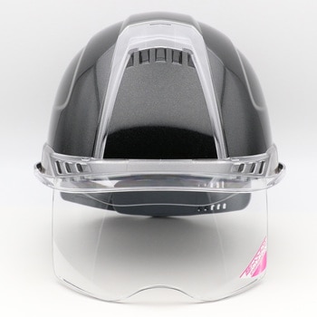 シールド付ヘルメット ヴェンディープラス ブラックメタリック塗装 東洋物産工業(旧トーヨーセフティー)