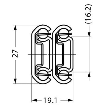 スライドレール C2735 LAMP(スガツネ工業)