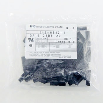 DF11シリーズ 2mmグリッドダブルロウコネクタ(UL・CSA規格認定品) 圧着ソケット HIROSE(ヒロセ電機)