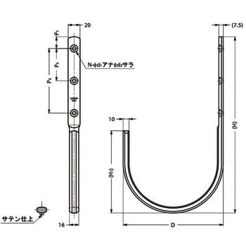 ステンレス鋼製 ジャンボフック スガツネ(LAMP) フック(吊り金具