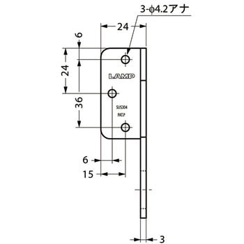 ステンレス鋼製 ハンガーフック LAMP(スガツネ)