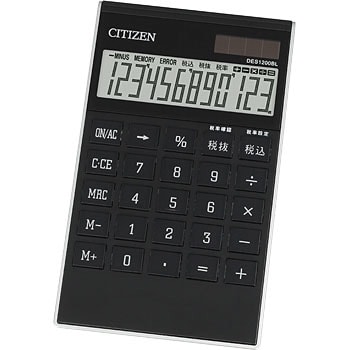 DES1200BL デザイン電卓 1個 シチズン 【通販サイトMonotaRO】