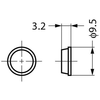 BS-34 BSクリアーバンパー 1シート(300個) スガツネ(LAMP) 【通販