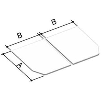 風呂フタ 薄型保温組フタ  1100アーチライン浴槽用 INAX(LIXIL)