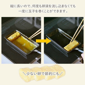 卵1個で厚い玉子焼き! 鉄の玉子焼き器 be worth style(ビーワーススタイル)
