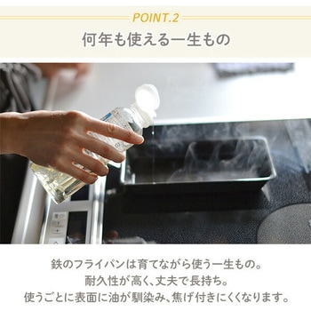 卵1個で厚い玉子焼き! 鉄の玉子焼き器 be worth style(ビーワーススタイル)