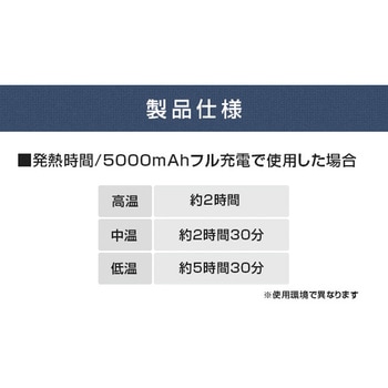 ヒーター付きベスト 電熱ベスト 男女兼用 YAMAZEN(山善)