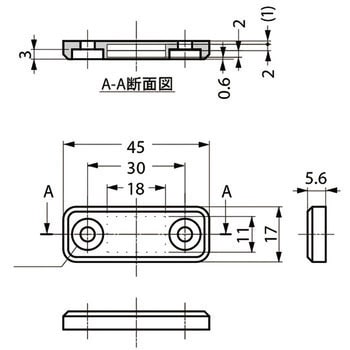 クリーンマグネットキャッチ MC-JM45型 LAMP(スガツネ)