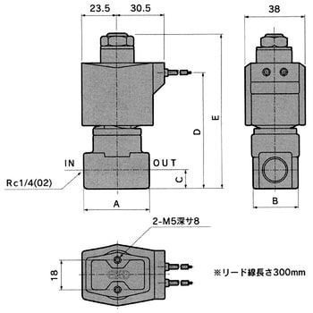 CKD 直動式２ポート弁（防爆・ｄ２Ｇ４） AB41E4-03-5-03T-AC200V