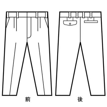 45901 クールシャワー ツータックパンツ(春夏用) 自重堂