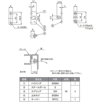 ボールキャッチ 黄銅製 SUGICO(スギコ)