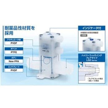 薬液用エアオペレートバルブ JLV Series N.C. SMC