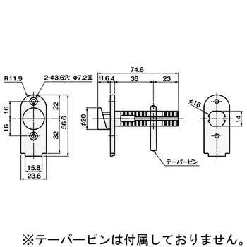 アトムワンツージョイント テーブル脚用金具 アトムリビンテック