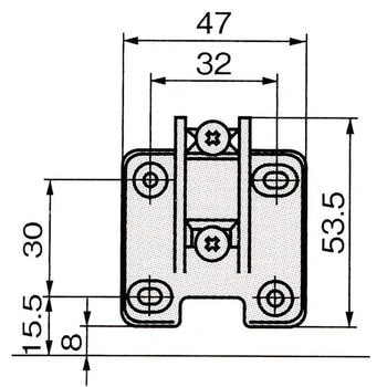 スライド丁番 DT90°