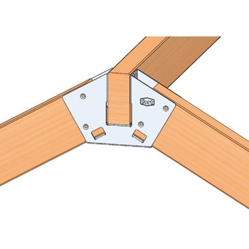 fortユニクロめっき2x4用金具ジョイスト J6-UC fort