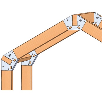 fortユニクロめっき2x4用金具ジョイスト J6-UC fort