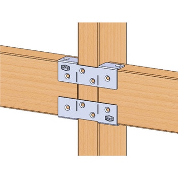 fort黒塗装2x4用金具アングル A5-BK fort