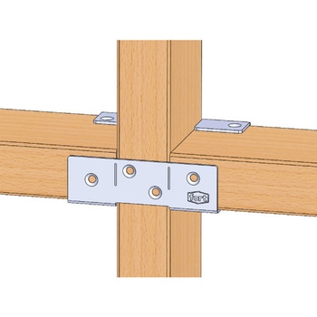 fort黒塗装2x4用金具アングル A5-BK fort