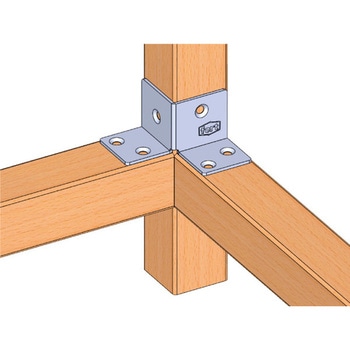 fort黒塗装2x4用金具ブラケット B5-BK fort