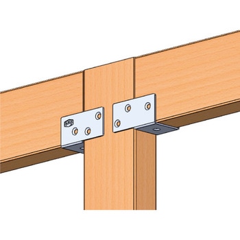 fortユニクロめっき2x4用金具ブラケット B7-UC fort