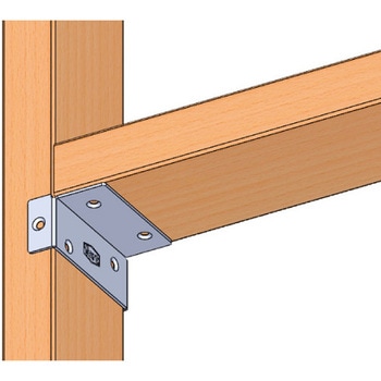 fortユニクロめっき2x4用金具ブラケット B6-UC fort