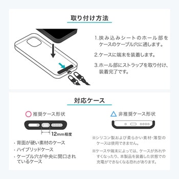 Coehl コーエル ネックストラップ LAUREL 滑りにくい ロープ編み構造 ストラップカード付属 アイボリー MSソリューションズ