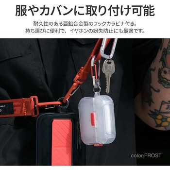 SKINARMA スキンアマ AirPods Pro 2 用ケース MECHA ワイヤレス充電対応 スモーク - MSソリューションズ