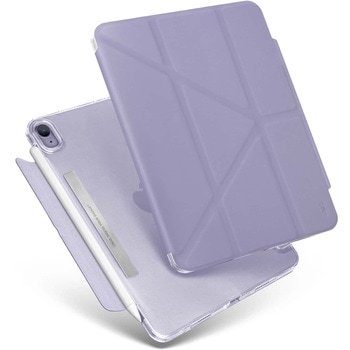 Uniq ユニーク iPad mini (A17 Pro)/iPad mini 6 Y字型 折り畳み式ケース CAMDEN Apple Pencil用ホルダー付き ラベンダー MSソリューションズ