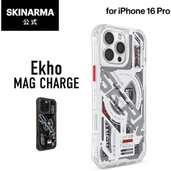 SKINARMA スキンアマ iPhone 16 Pro 360度フルカバーケース EKHO カメラレンズ周りも保護 クリア MSソリューションズ