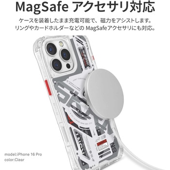 SKINARMA スキンアマ iPhone 16 Pro 360度フルカバーケース EKHO カメラレンズ周りも保護 クリア MSソリューションズ