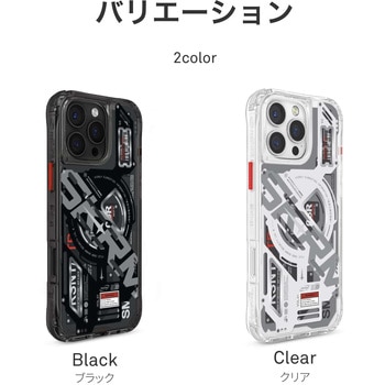 SKINARMA スキンアマ iPhone 16 Pro 360度フルカバーケース EKHO カメラレンズ周りも保護 クリア MSソリューションズ