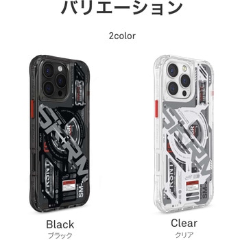SKINARMA スキンアマ iPhone 16 Pro Max 360度フルカバーケース EKHO カメラレンズ周りも保護 クリア MSソリューションズ
