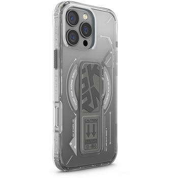 SKINARMA スキンアマ iPhone 16 Pro Max 衝撃吸収フルカバーケース HELIO スタンド付き チタニウム MSソリューションズ