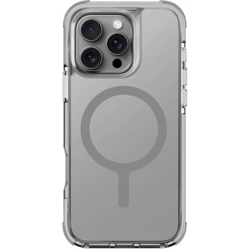Uniq ユニーク iPhone 16 Pro 耐衝撃ケース COMBAT 360度衝撃バンパー付 ストーングレー MSソリューションズ