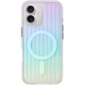 Coehl コーエル iPhone 16 クリアケース LINEAR 耐傷 耐衝撃 イリデッセント 玉虫色 - MSソリューションズ