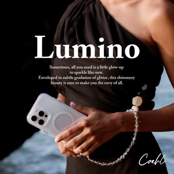 Coehl コーエル iPhone 16 耐衝撃スマホケース LUMINO ワイヤレス充電対応 スパークリングシルバー MSソリューションズ