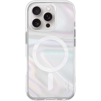 Coehl コーエル iPhone 16 Pro 耐衝撃スマホケース SAVON 耐傷 バブルプリズム 虹色 MSソリューションズ