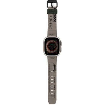 SKINARMA スキンアマ Apple Watch Ultra 49mm 用バンド SHOKKU 防水 長さ調節可能 ライトトープ MSソリューションズ